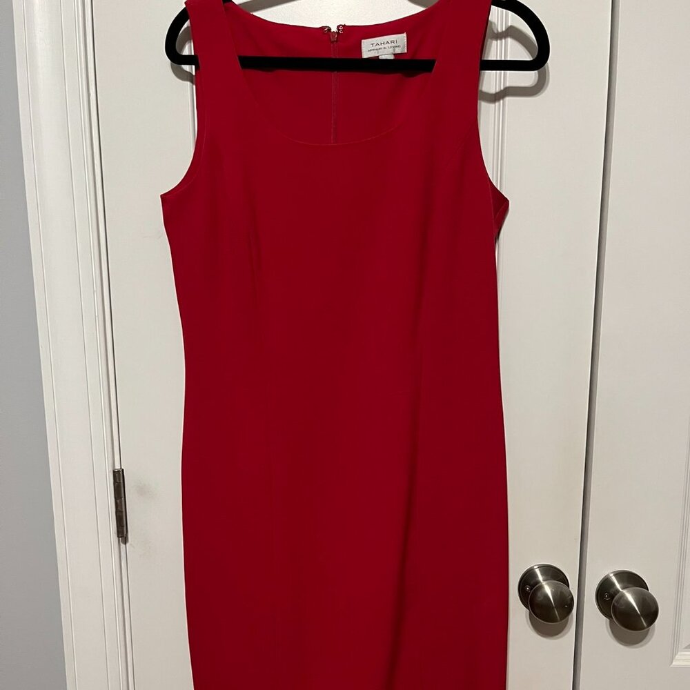 Tahari Red Dress - Size 6
